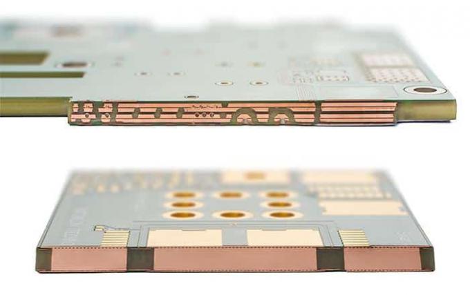 두꺼운 구리 PCB 단면